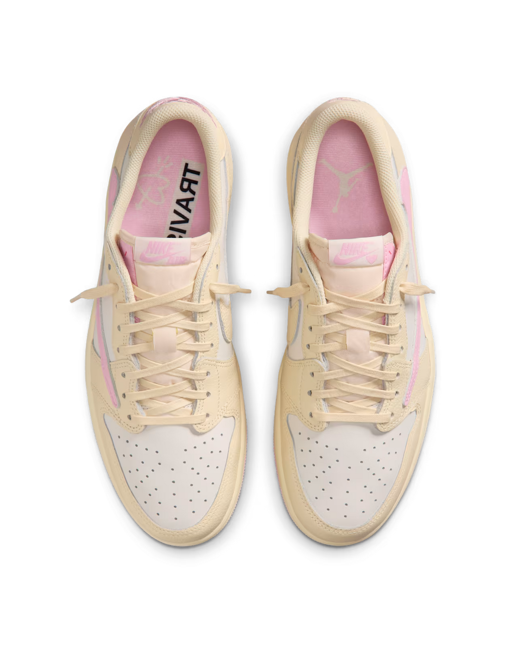 Air Jordan 1 Low x Travis Scott "Muslin and Shy Pink"